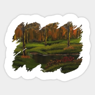 Deep Forest Autumn Sticker